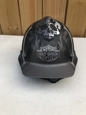Harley Davidson Skulls Half Helmet Size Medium