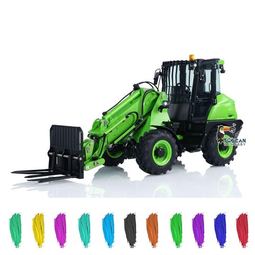 LESU AT1050 1/14 4X4 RC Hydraulic Telescopic Arm Loader Fork Finished Truck Cars - Picture 6 of 12
