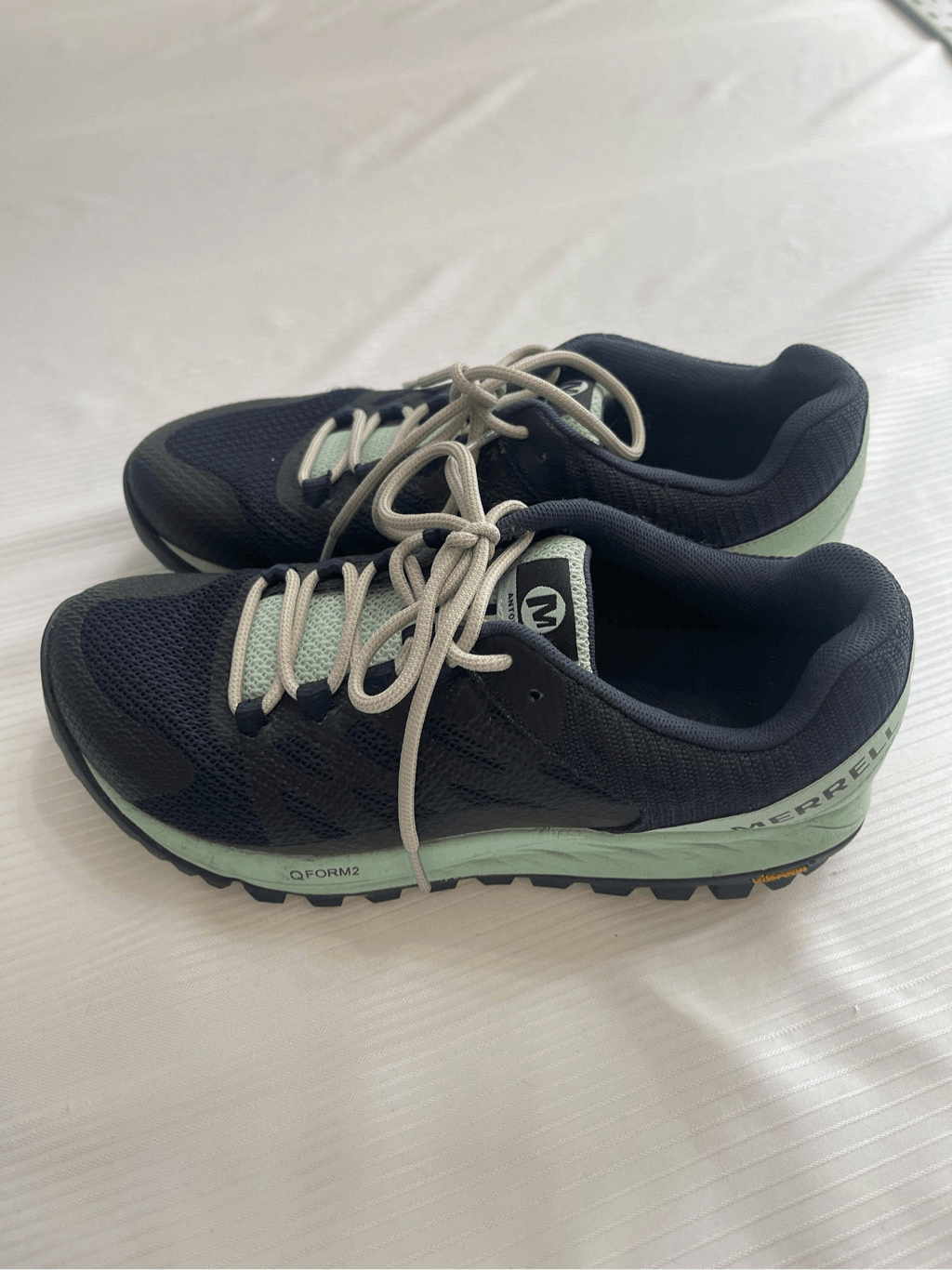 Scarpe Merrell Antora 2 DONNA blu verde stringate escursionismo trail running TAGLIA 6 5 6