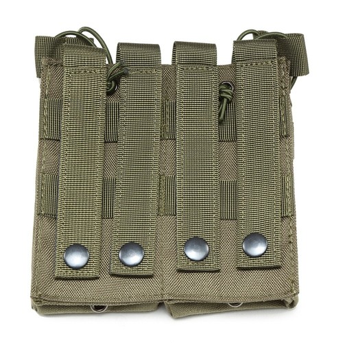 Nylon Tactical 1000D Molle Dual Magazine Pouch Holder Holster For 5.56 .223 Mag - Picture 9 of 19