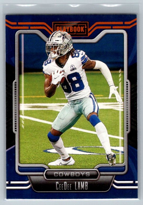 2021 Panini Playbook #25 CeeDee Lamb Orange