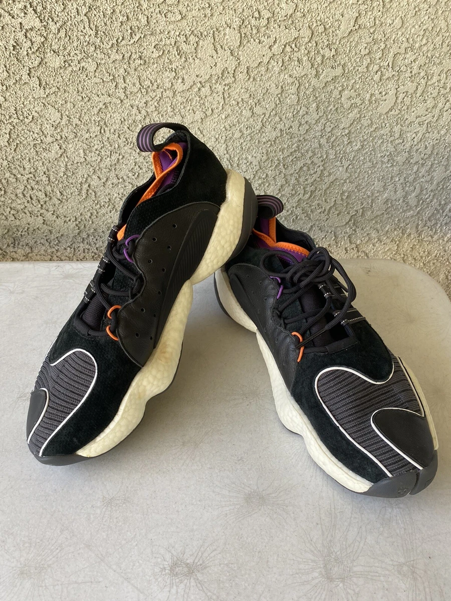 Adidas crazy byw x black best sale white purple