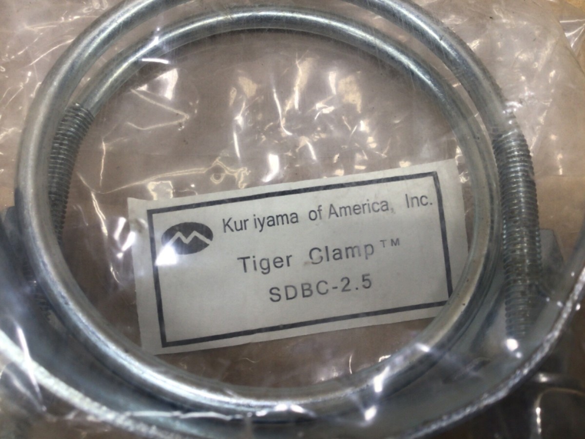 KURIYAMA TIGER CLAMP SDBC 25 SPIRAL DOUBLE BOLT CLAMP 2.5