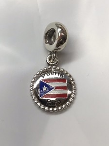 Authentic Rare Pandora Puerto Rico Flag Colored Charm Ale925 Ebay