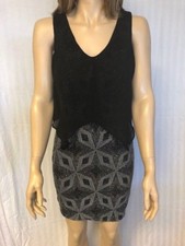 Junior's NWT BCX Glitter Popover Necklace Dress Size Small
