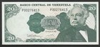 Venezuela P-63d 20 Bolivares 1992 Unc