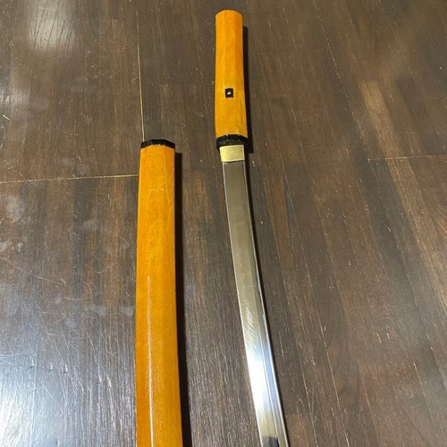 Imitation Japanese Sword Katana white wood Scabbard varnish coating fromjapan - Picture 8 of 19