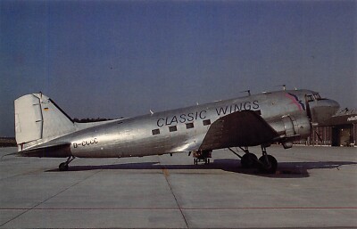 Airline Postcards      CLASSIC   WINGS   Douglas DC-3A    D-CCCC  c/n 7353