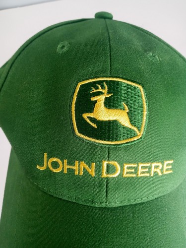 NEW John Deere Cap Adjustable Adult Size Country Farm Green Tractor - Picture 7 of 7