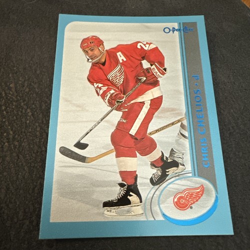 2002 O-Pee-Chee Premier #90 Chris Chelios Blue 468/500