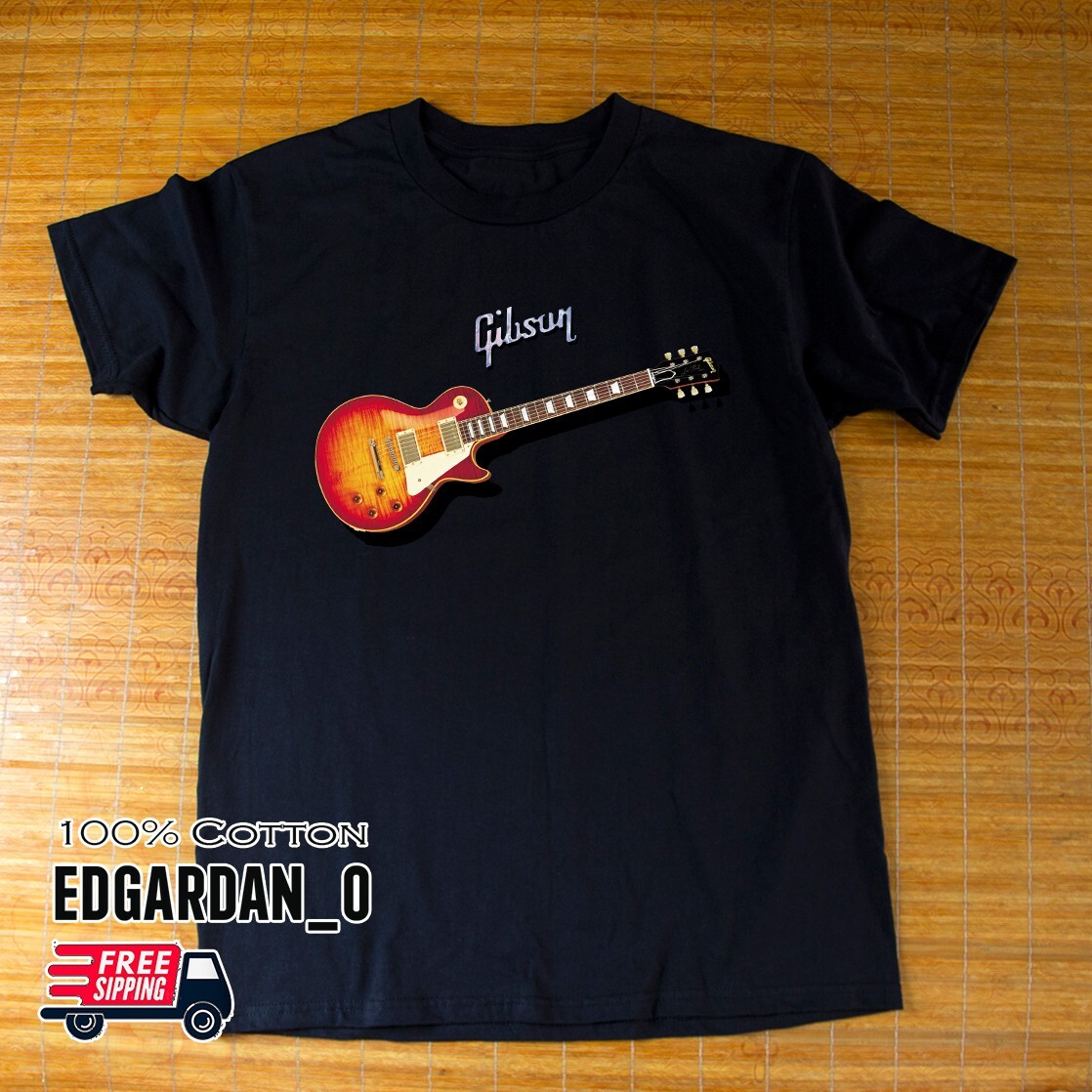 New Gibson Les Paul Guitar Music T-shirt Free Shipping (S-3XL) | eBay