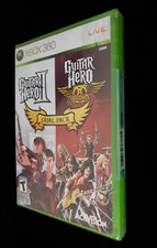 New Xbox 360 Guitar Hero Dual Pack (II & Aerosmith) Factory Sealed *Read