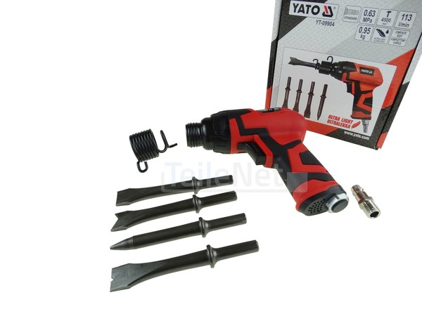 DruckluftmeißEl Satz Abbruchhammer Schlaghammer KFZ Pneumatisch Yato YT-09904-image