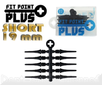 50 COSMO Dart-Spitzen *** FIT POINT PLUS SHORT *** SCHWARZ
