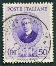 ITALY 1938 50c SG532 used NG Guglielmo Marconi Commemoration c #A01