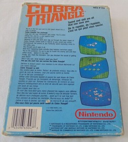 cobra triangle authentique version originale nintendo nes complet