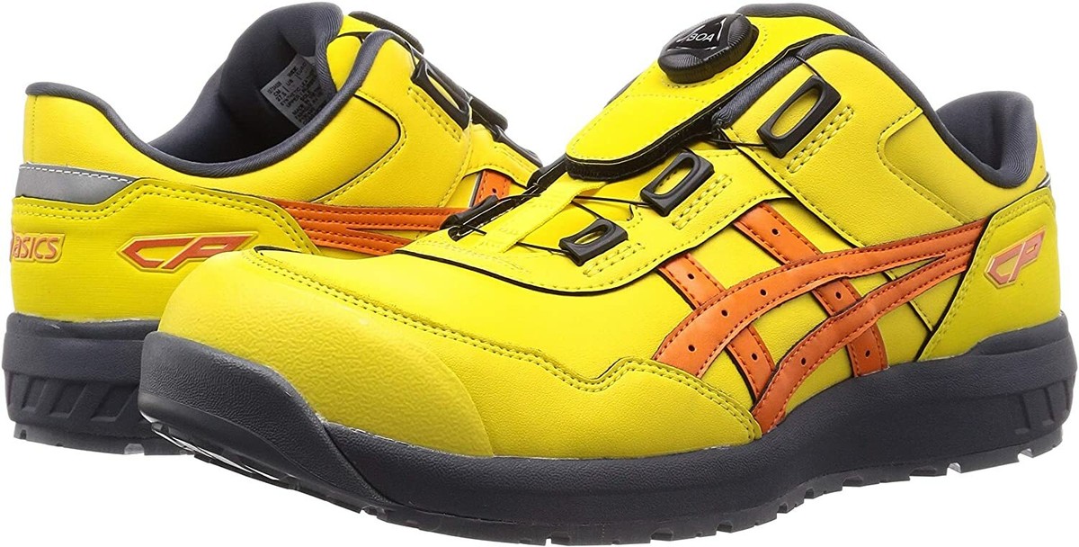 ASICS Working Safety Shoes WIN JOB CP306 BOA WIDE 1273A029 Yellow
