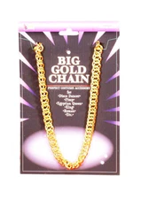 Forum Novelties Big Gold Chain Rapper Bling Gangster Costume Gold Halloween N...