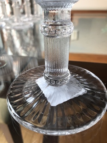 Set of 8 Pier I Ribbed Long Stem Cocktail Beverage Goblets, New - Picture 8 of 8