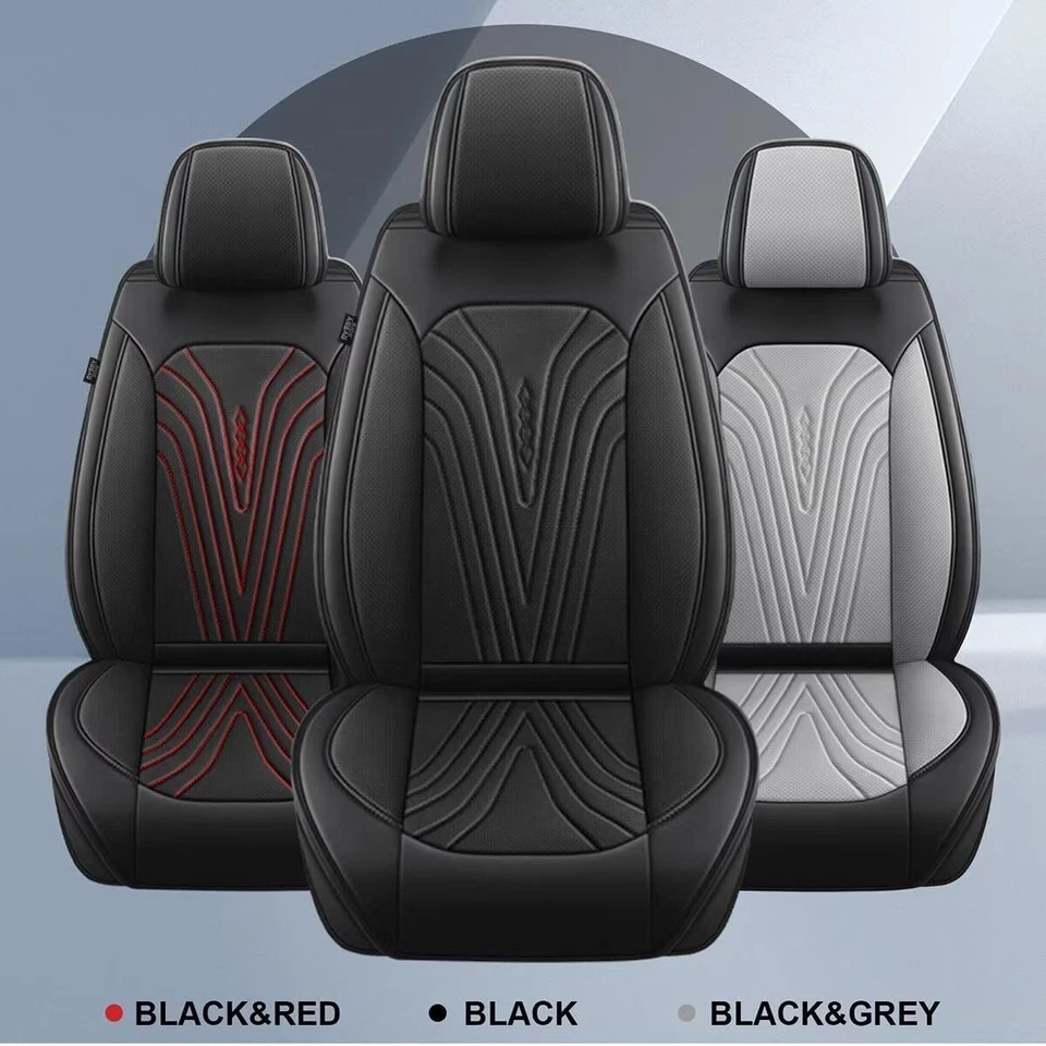 Front Row For Subaru Legacy 2000-2024 Car 2-Seat Covers PU Leather Cushion Pad Foto 3 de 4