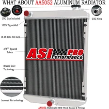 4 ROW Aluminum Radiator Fit Bobcat 430 430D 435 435D 435G Excavators 6679831.