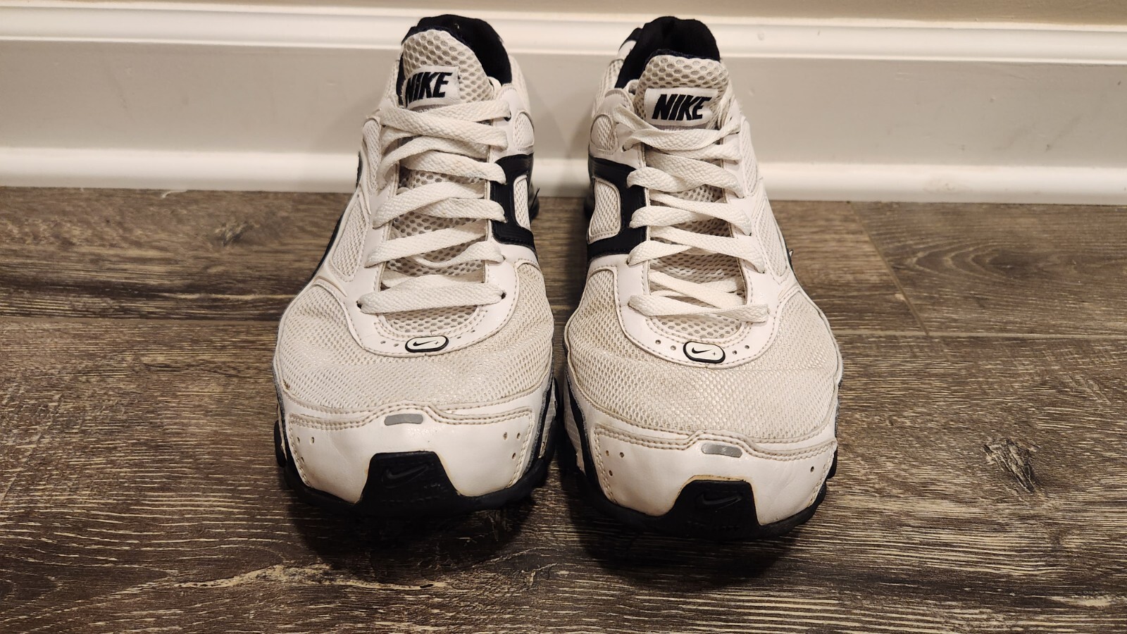 Size 8.5 - Nike Shox Turbo 9 2009 White Black 366410-101 Men's Sneakers image 6