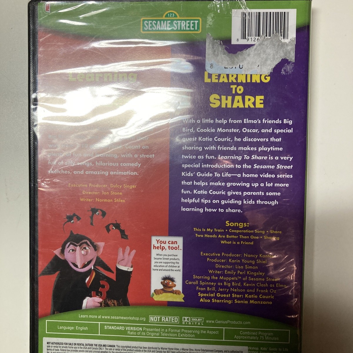 Sesame Street: Learning to Share/Learning About Numbers (DVD