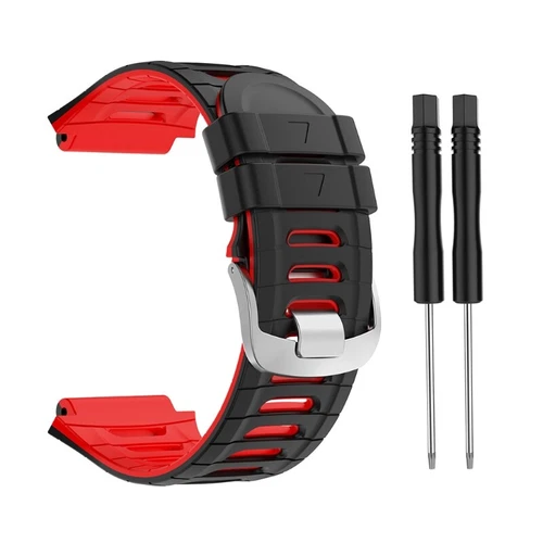 Cinturino Cintura per Garmin-Forerunner 920XT Braccialetto Silicone Durevole - Foto 5 di 23