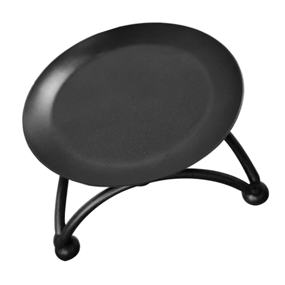 Bandeja redonda para velas mesa de boda candelabro de hierro candelabro contenedor para velas Foto 4 de 4