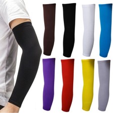 Outdoor Cooling Basketball Arm Sleeves UPF 50 Compression Sun Sleeves Men Women