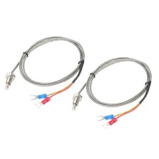 2pcs Temperature Sensor M8 Thermocouple J Type 3.3ft 0 to 750 C 32 to 1382 F