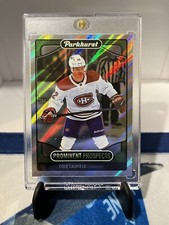 Cole Caufield RAINBOW Rookie Card 2021-22 Upper Deck Prominent Prospects RC. rookie card picture