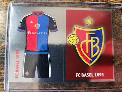 2016-17 Topps UEFA Champions League Sticker FC Basel Team Logo Foil # ...
