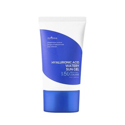 ISNTREE Hyaluronsäure wässriges Sonnengel 50 ml [Erneuerung] LSF 50 + PA +++ *UK-VERKÄUFER *