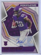 KENE NWANGWU 2021 PANINI ROOKIES AND STARS RED FOIL AUTO RC #D 116/199