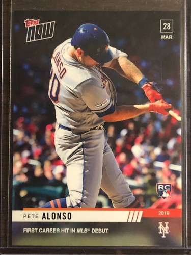 2019 Topps Now 12 Pete Alonso
