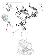 JAGUAR E-PACE X540 Riemenintegriertes Starter-Generatorkabel J9C27450 NEU