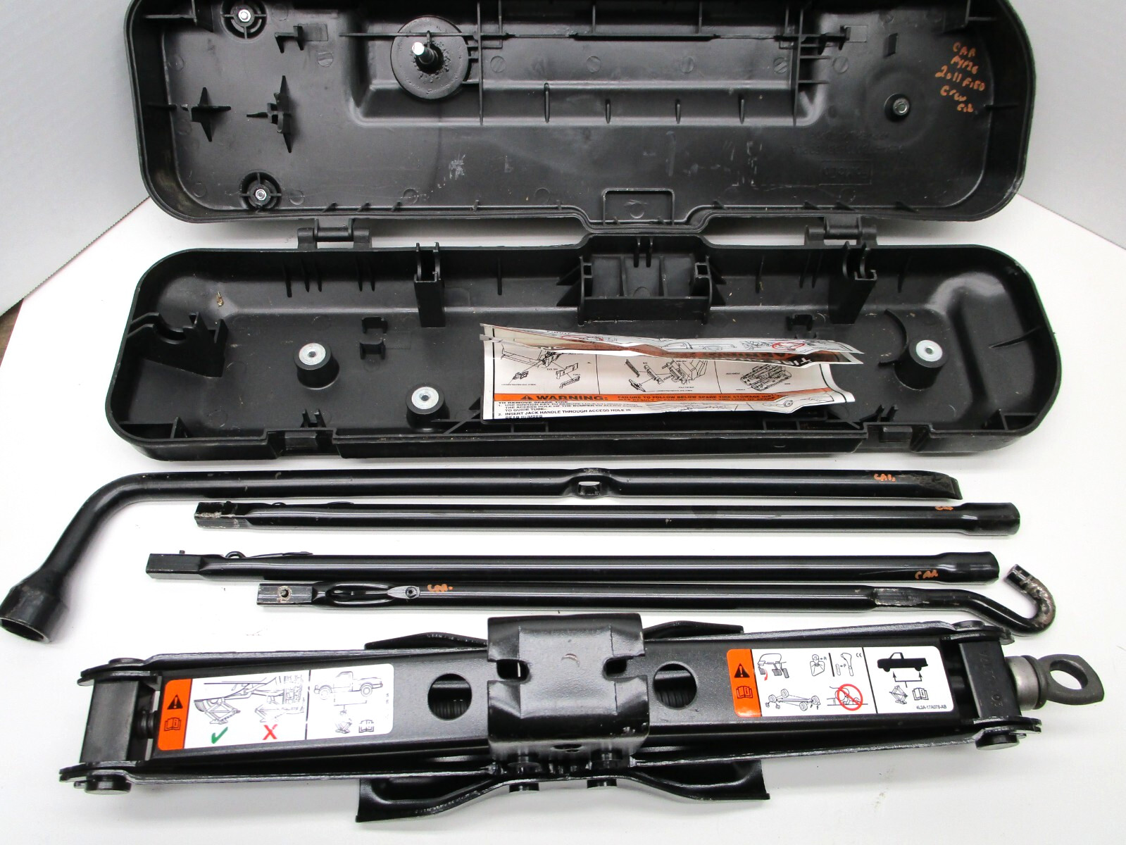 09 10 11 12 13 14 FORD F150 CREW CAB EMERGENCY JACK KIT WITH TOOLS WITH BOX OEM