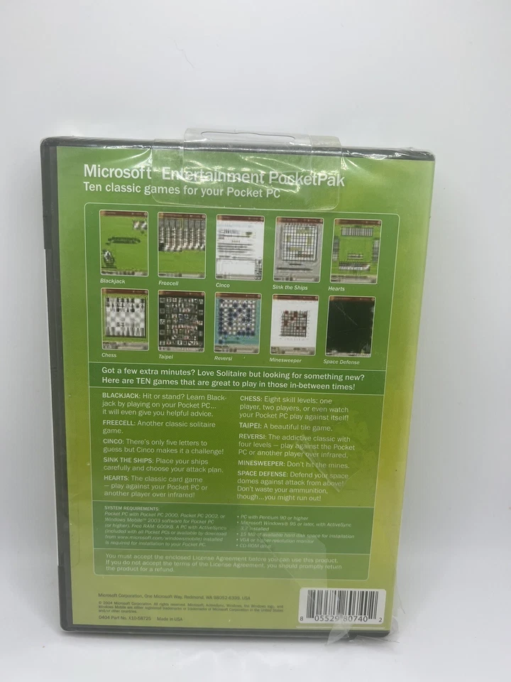 Microsoft Entertainment PocketPak 2004 (Retail) (1 User/s) - Image 2 of 4