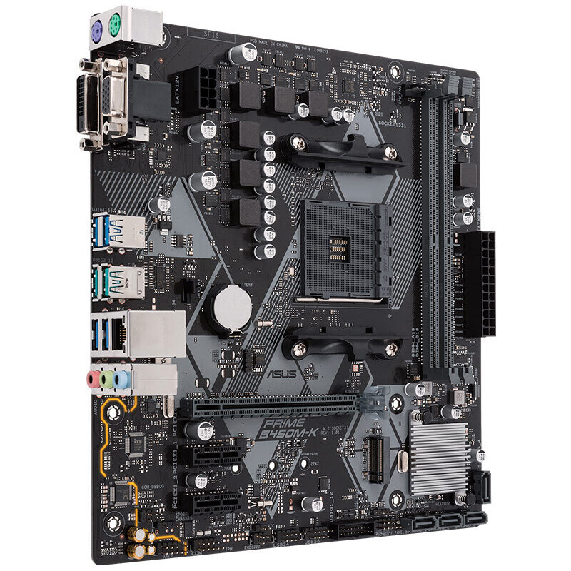 For ASUS PRIME B450M-K Desktop Game Motherboard Gaming DDR4 VGA+