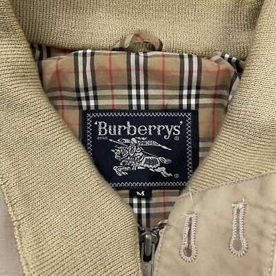 Vintage Burberry Nova Check Bomber Harrington Jacket 90s Size