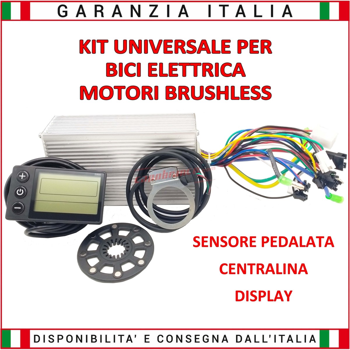 Pedalata Assistita Kit Per Rendere La Bici Elettrica Kit Universale