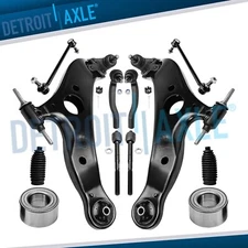 Front Lower Control Arm Wheel Bearing Tierod SwayBar for 2004-2010 Toyota Sienna