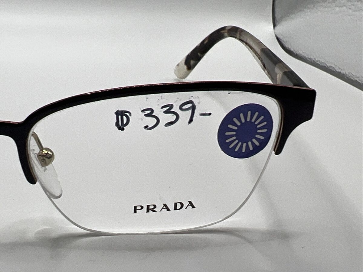 PRADA VPR61X 52/17 552-1O1 145 brown women's half rim frames PRADA VPR61X 52/17 552-1O1 145 brown women's half rim frames