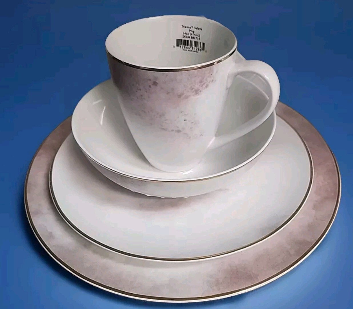 Lenox Trianna Salaria Dinnerware 4-Piece Place Setting Mug Bowl Plates New