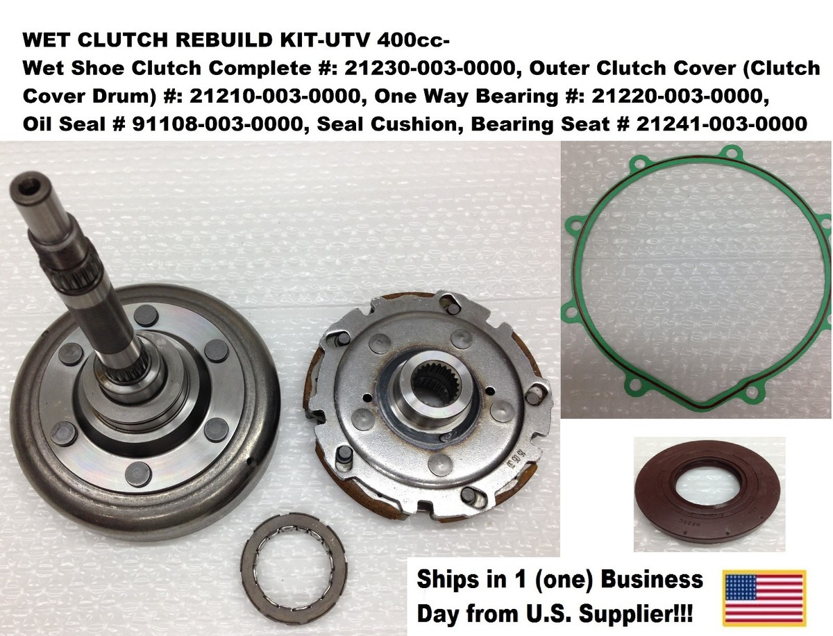 WET CLUTCH REBUILD KIT-UTV 400cc- 21230-003-0000,21210-003-0000