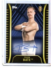WWE Tyler Bate A-TB 2018 Topps Blue NXT Authentic Autograph Card SN 40 of 50