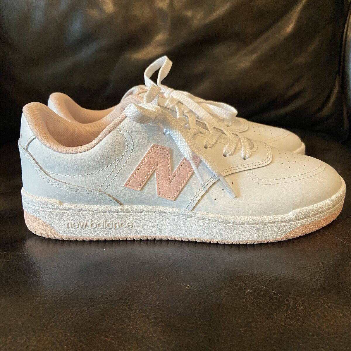 New Balance BB80 Women's Size 9 Sneakers White Pink New New Balance BB80 Women's Size 9 Sneakers White Pink New