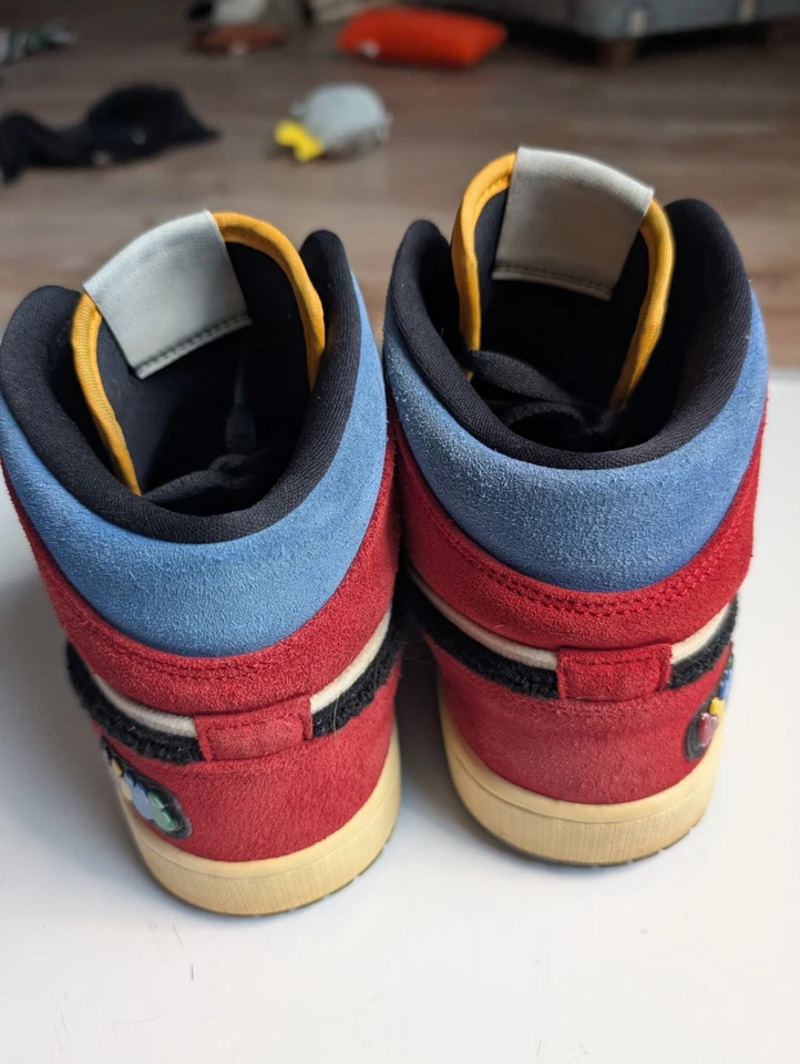 Blue The Great x Air Jordan 1 Mid Fearless - Talla 10.5 - CU2805 100 Foto 4 de 4