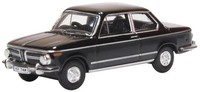 BMW 2002 Schwarz 1:76 MaßStab Oxford Diecast Metallauto 76BM02004